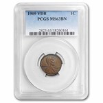1909 VDB Lincoln Cent MS-63 PCGS (Brown)