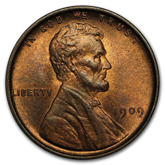 1909 VDB Lincoln Cent MS-63 (Red/Brown) 1909 VDB Lincoln Cent MS-63 (Red/Brown)