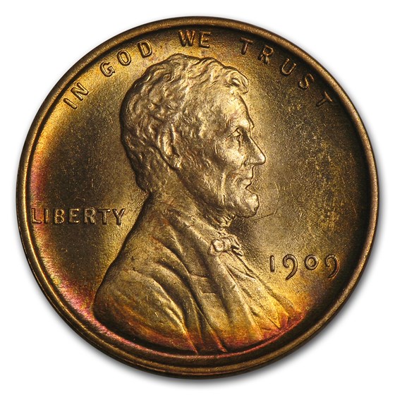 1909 VDB Lincoln Cent MS-64 (Red) 1909 VDB Lincoln Cent MS-64 (Red)