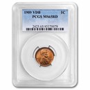 1909 VDB Lincoln Cent MS-65 PCGS (Red)