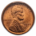 1909 VDB Lincoln Cent MS-65 PCGS (Red)