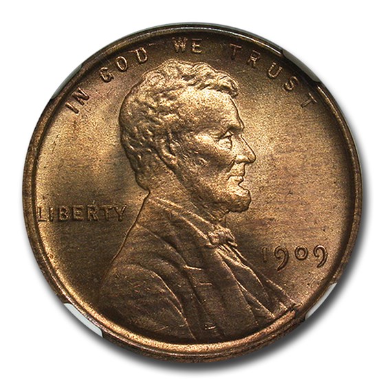 1909 VDB Lincoln Cent MS-66 NGC (Red/Brown) 1909 VDB Lincoln Cent MS-66 NGC (Red/Brown)