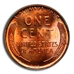 1909 VDB Lincoln Cent MS-67 CACG (Red)