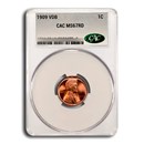 1909 VDB Lincoln Cent MS-67 CACG (Red)