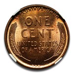 1909 VDB Lincoln Cent MS-67 NGC (Red/Brown)