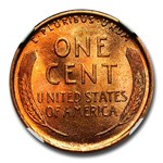1909 VDB Lincoln Cent MS-67 NGC (Red)