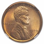 1909 VDB Lincoln Cent MS-67 NGC (Red)