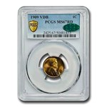 1909 VDB Lincoln Cent MS-67 PCGS CAC (Red)
