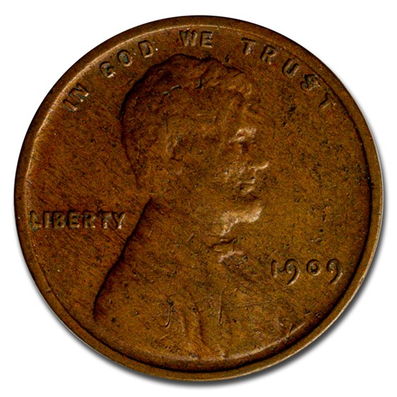 1909 VDB Lincoln Cent VF-XF Details 1909 VDB Lincoln Cent VF-XF Details
