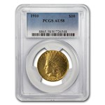 1910 $10 Indian Gold Eagle AU-58 PCGS