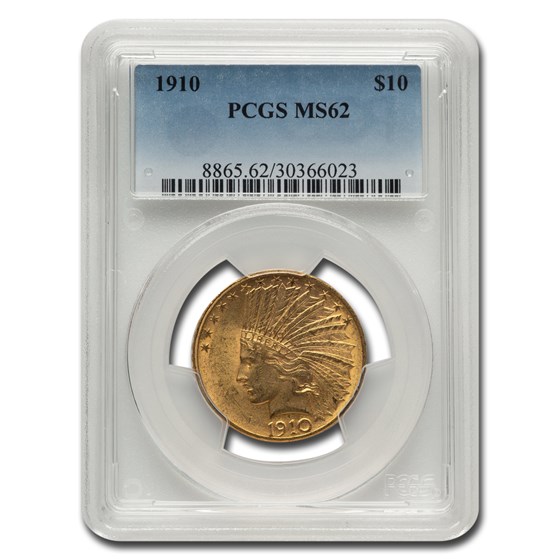 1910 $10 Indian Gold Eagle MS-62 PCGS 1910 $10 Indian Gold Eagle MS-62 PCGS