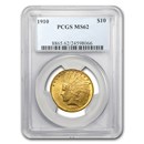 1910 $10 Indian Gold Eagle MS-62 PCGS