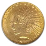 1910 $10 Indian Gold Eagle MS-63 NGC