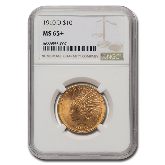 1910 $10 Indian Gold Eagle MS-65+ NGC 1910 $10 Indian Gold Eagle MS-65+ NGC