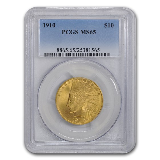 1910 $10 Indian Gold Eagle MS-65 PCGS 1910 $10 Indian Gold Eagle MS-65 PCGS