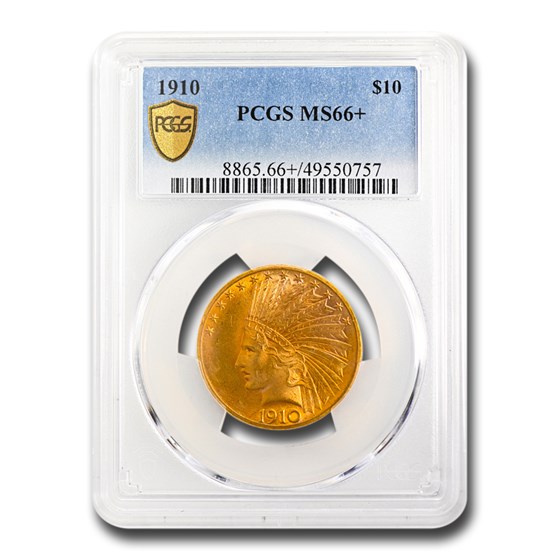 1910 $10 Indian Gold Eagle MS-66+ PCGS 1910 $10 Indian Gold Eagle MS-66+ PCGS