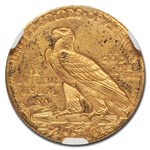 1910 $2.50 Indian Gold Quarter Eagle MS-63 NGC