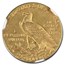 1910 $2.50 Indian Gold Quarter Eagle MS-63 NGC