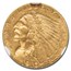 1910 $2.50 Indian Gold Quarter Eagle MS-64 NGC