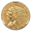 1910 $2.50 Liberty Gold Quarter Eagle PF-66 NGC (Green Label)