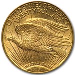 1910 $20 St Gaudens Gold Double Eagle AU