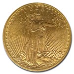 1910 $20 St Gaudens Gold Double Eagle MS-62 NGC