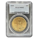 1910 $20 St Gaudens Gold Double Eagle MS-62 PCGS