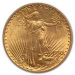 1910 $20 St Gaudens Gold Double Eagle MS-63 PCGS CAC