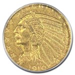 1910 $5 Indian Gold Half Eagle MS-61 PCGS