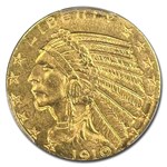 1910 $5 Indian Gold Half Eagle MS-63 PCGS CAC