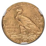 1910 $5 Indian Gold Half Eagle MS-65 NGC