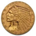 1910 $5 Indian Gold Half Eagle MS-65+ PCGS
