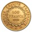 1910-A France Gold 100 Francs Lucky Angel BU