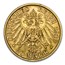 1910-A Germany Gold 20 Marks Prussia Wilhelm II BU