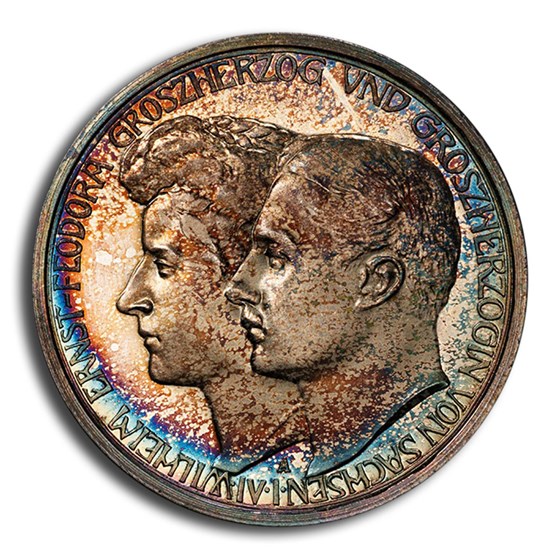 1910-A Germany Silver 3 Mark Ernst PR-66 PCGS (S-W-E)