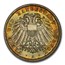 1910-A Germany Silver 3 Mark MS-65 PCGS