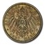 1910-A Germany Silver 3 Mark MS-65 PCGS