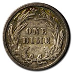 1910 Barber Dime Good/VG