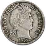 1910 Barber Dime XF