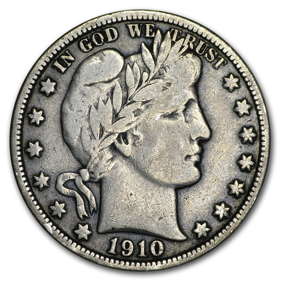 1910 Barber Half Dollar Fine