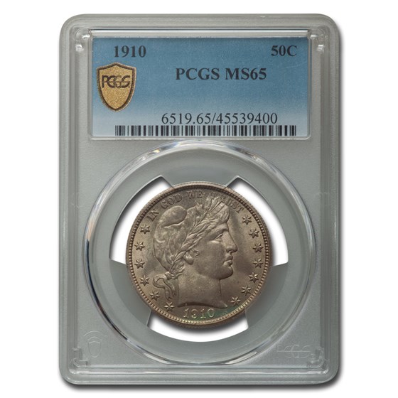 1910 Barber Half Dollar MS-65 PCGS 1910 Barber Half Dollar MS-65 PCGS