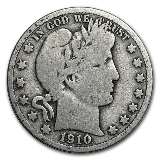 1910 Barber Half Dollar VG 1910 Barber Half Dollar VG