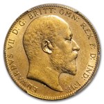 1910-C Canada Gold Sovereign Edward VII AU-58 PCGS