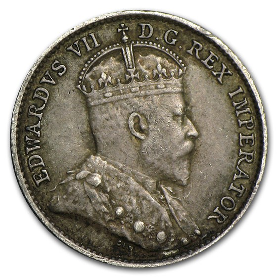1910 Canada 5 Cents XF 1910 Canada 5 Cents XF