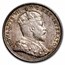 1910 Canada Silver 5 Cents Edward VII BU