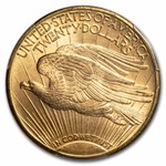 1910-D $20 St Gaudens Gold Double Eagle MS-63 PCGS