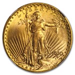 1910-D $20 St Gaudens Gold Double Eagle MS-65+ NGC