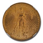 1910-D $20 St Gaudens Gold Double Eagle MS-65 NGC