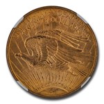 1910-D $20 St Gaudens Gold Double Eagle MS-65 NGC
