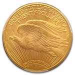 1910-D $20 St Gaudens Gold Double Eagle MS-66 PCGS